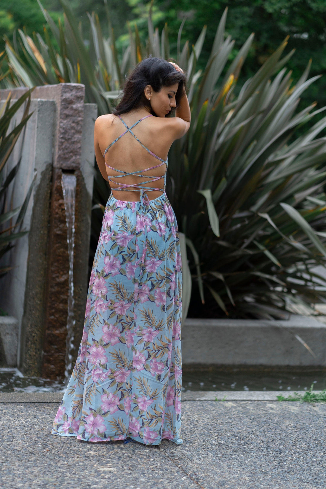 Tropical Maxi Dress Statement to Make - Rutzela Luxuries